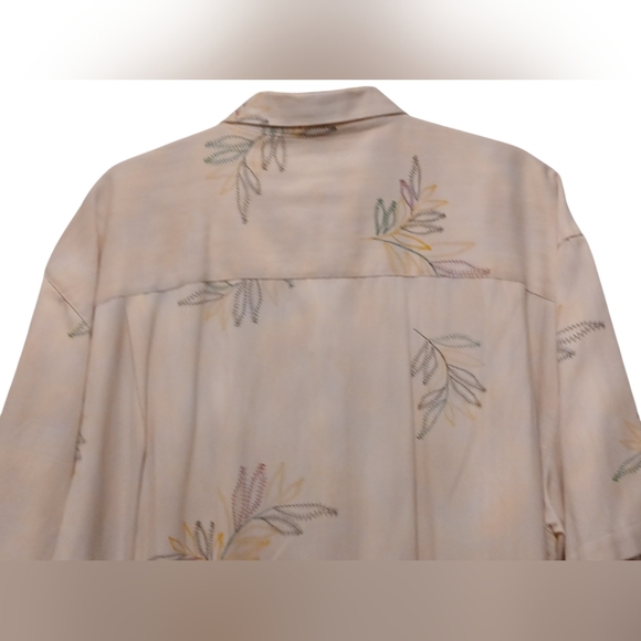 Luau - Limited Edition 60% Silk & 40% Cotton, Floral Design, Pocket, XL, - Picture 7 of 10